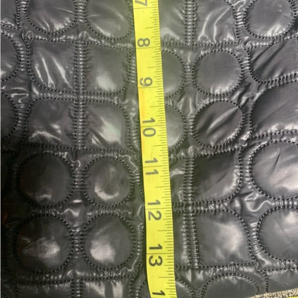 kate spade ♠️‎ black large pillow Quilted Nylon Tote Purse